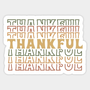 Thankful Sticker